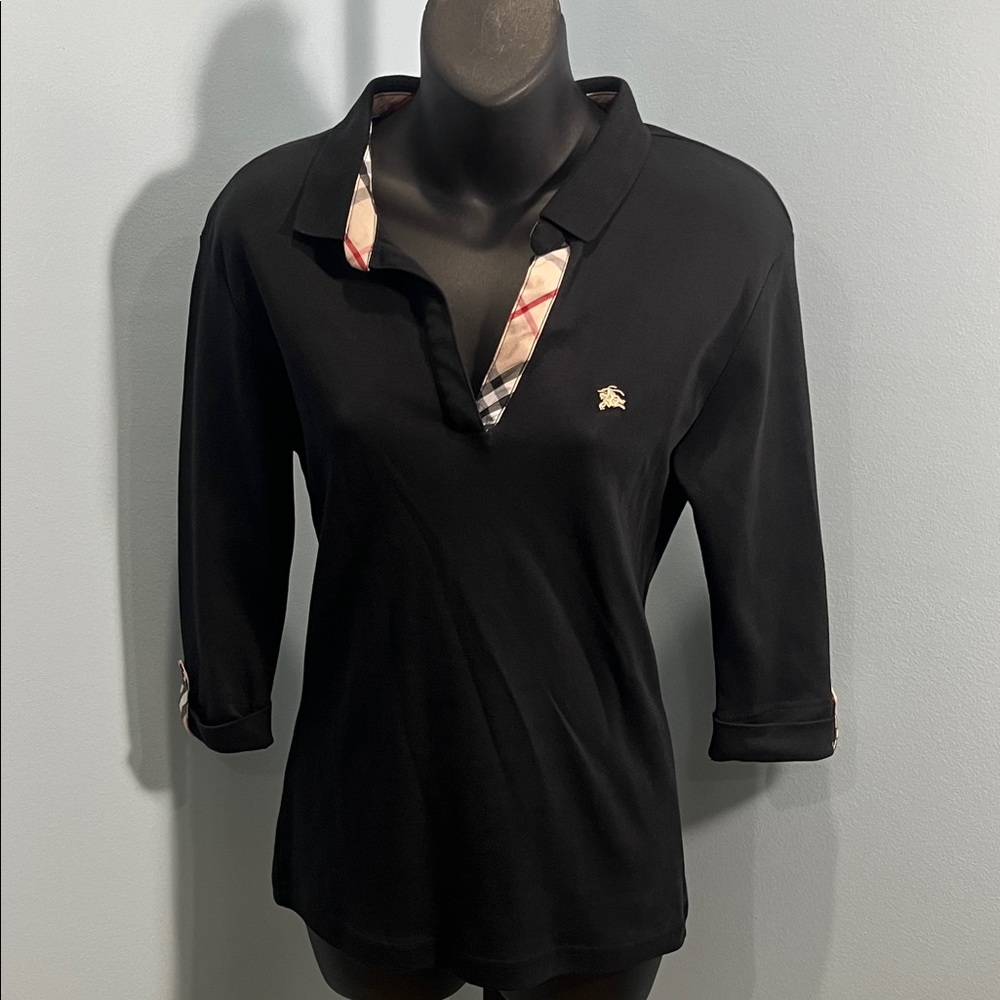 Burberry Black Women's Polo Shirt